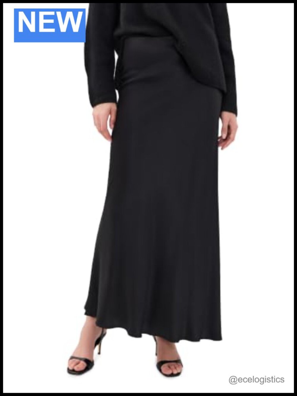 Rails High Rise Satin Maxi Skirt Dry Clean Only